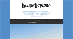Desktop Screenshot of literaturtage.info